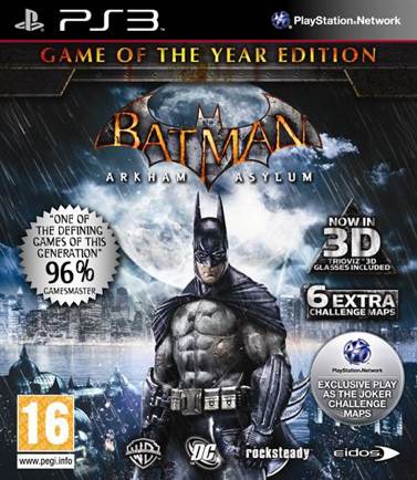 Batman: Arkham Asylum - Sony PlayStation 3 (PS3) (1) video game collectible [Barcode 5051895159170] - Main Image 2