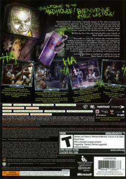 Batman: Arkham Asylum - Microsoft Xbox 360 (Eidos Interactive - 1) video game collectible [Barcode 788687200677] - Main Image 2