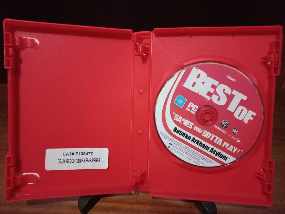 Batman: Arkham Asylum GOTY Edition - PC (Rocksteady - 1) video game collectible [Barcode 9324567014111] - Main Image 3