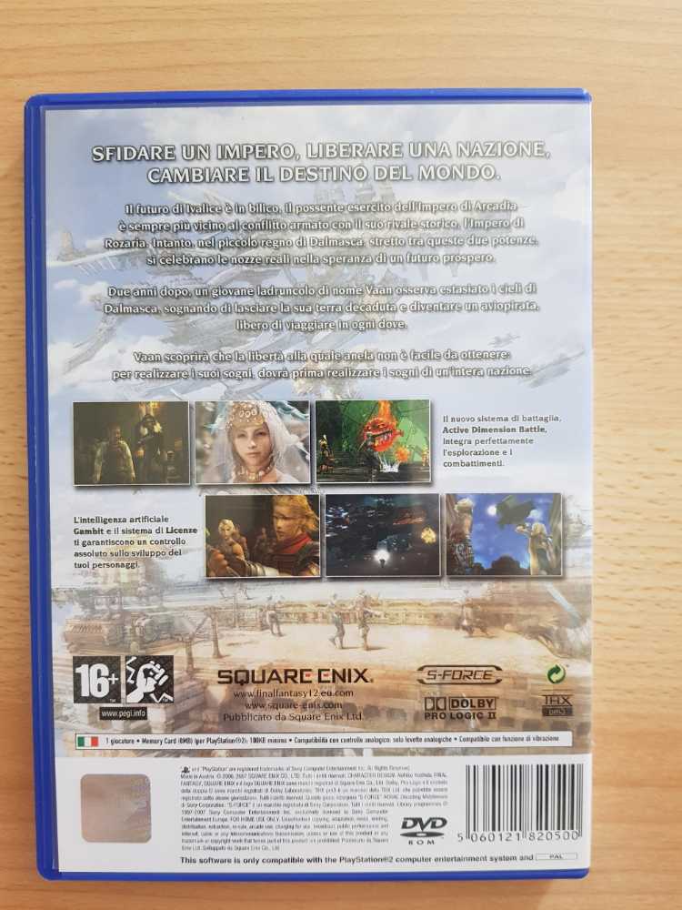 Final Fantasy XII - Sony PlayStation 2 (PS2) (Square Enix - 1) video game collectible [Barcode 5060121820500] - Main Image 2