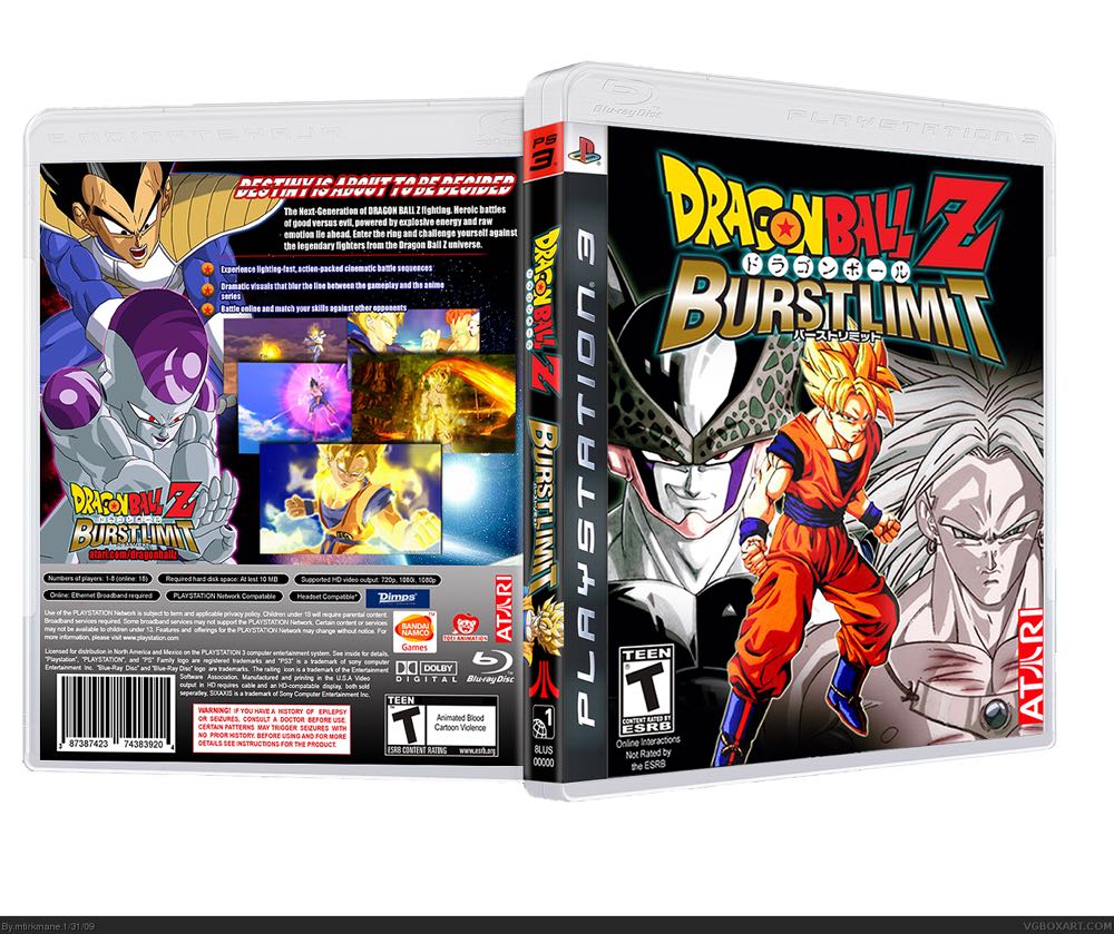 Dragon Ball Z: Burst Limit - Sony PlayStation 3 (PS3) (Atari - 2) video game collectible - Main Image 3