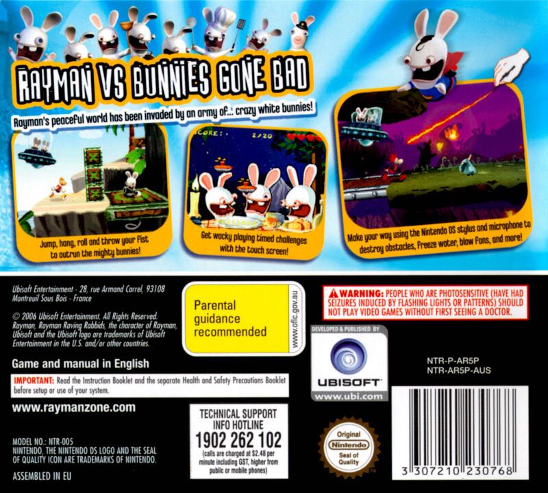 Rayman Raving Rabbids - Nintendo DS video game collectible [Barcode 3307210230768] - Main Image 2