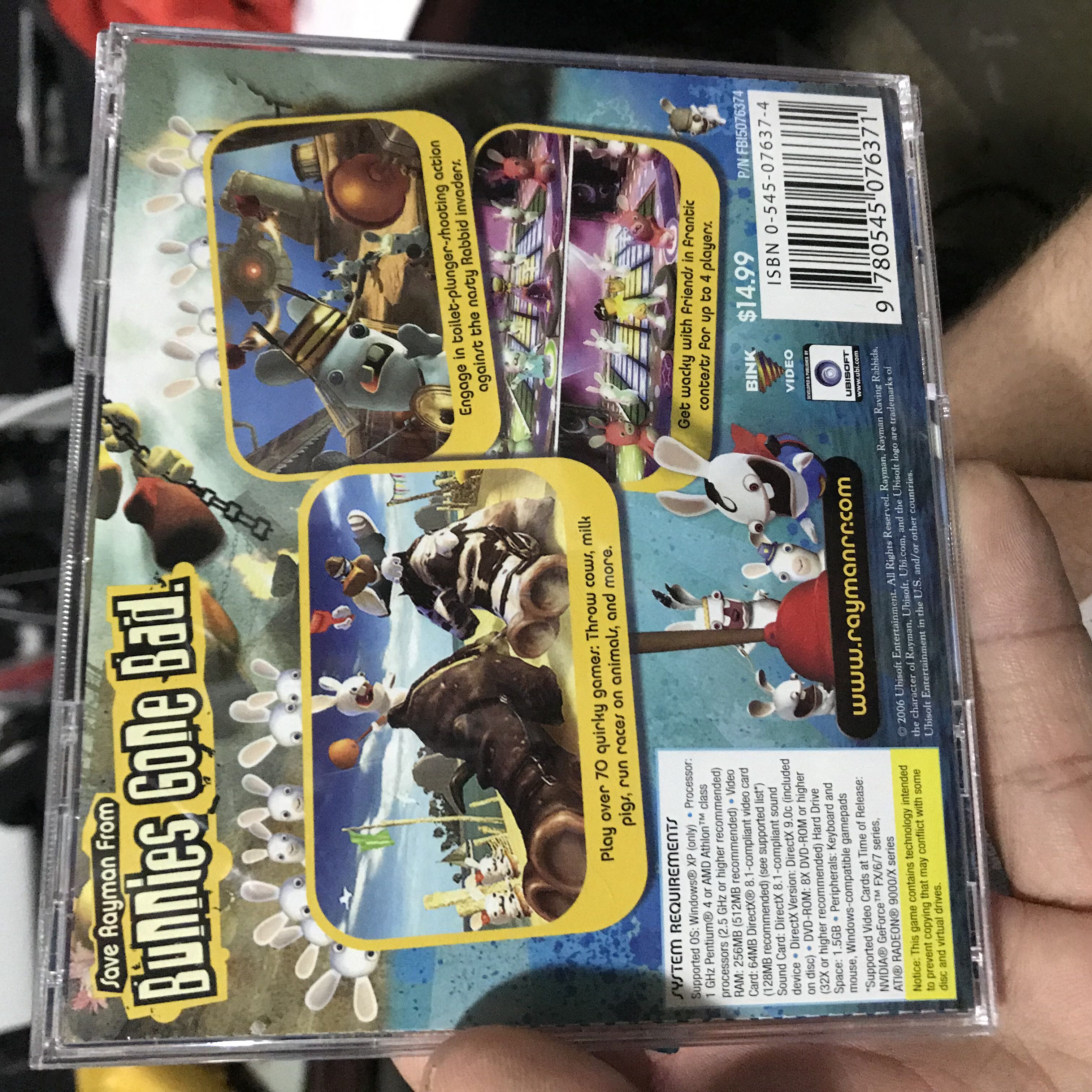 Rayman Raving Rabbids - PC (Steam) video game collectible [Barcode 3307210241931] - Main Image 2