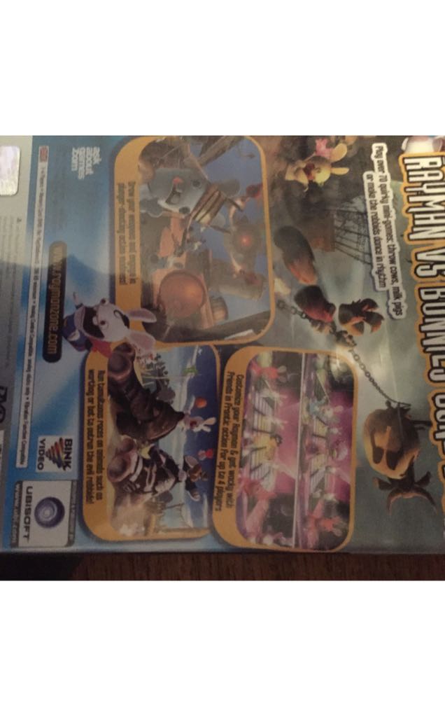 Rayman Raving Rabbids - Sony PlayStation 2 (PS2) video game collectible [Barcode 3307210258786] - Main Image 2