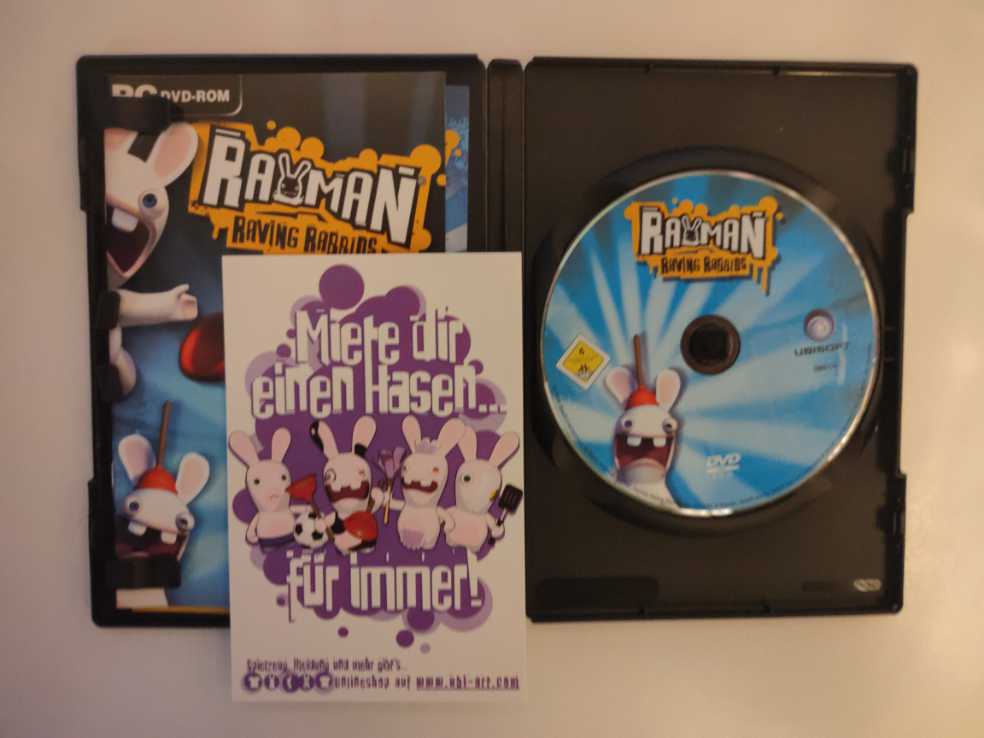 Rayman Raving Rabbids - PC video game collectible [Barcode 4032222604571] - Main Image 4