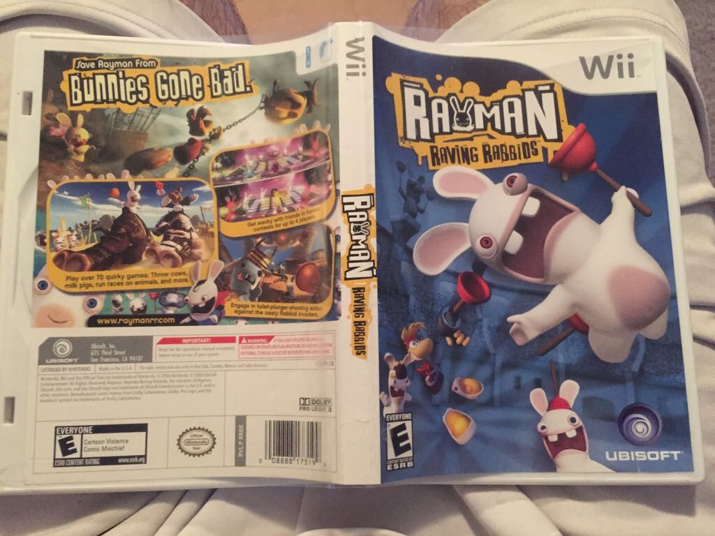 Rayman Raving Rabbids - Nintendo Wii video game collectible - Main Image 1