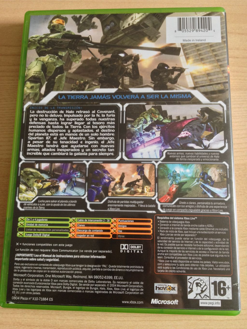 Halo 2 - Microsoft Xbox (Microsoft Game Studios - 1) video game collectible - Main Image 2