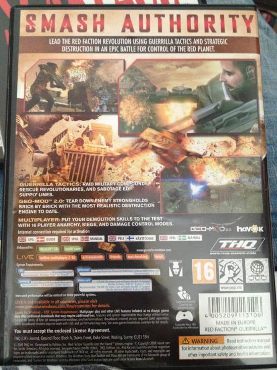 Red Faction Guerrilla - PC (Thq - Games - 1) video game collectible [Barcode 4005209113106] - Main Image 2