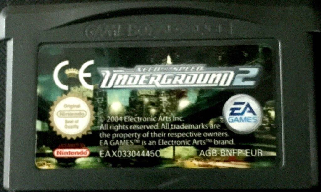 NEED FOR SPEED UNDERGROUND 2 - Nintendo Game Boy Advance (GBA) video game collectible - Main Image 1