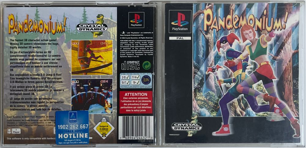 Pandemonium 1 - Sony PlayStation (Crystal Dynamics - 2) video game collectible [Barcode 768964244327] - Main Image 4