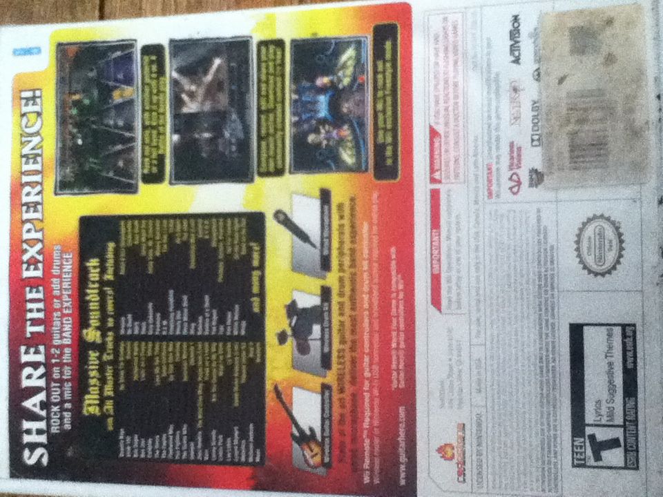 Guitar Hero World Tour - Nintendo Wii (Activision) video game collectible - Main Image 2