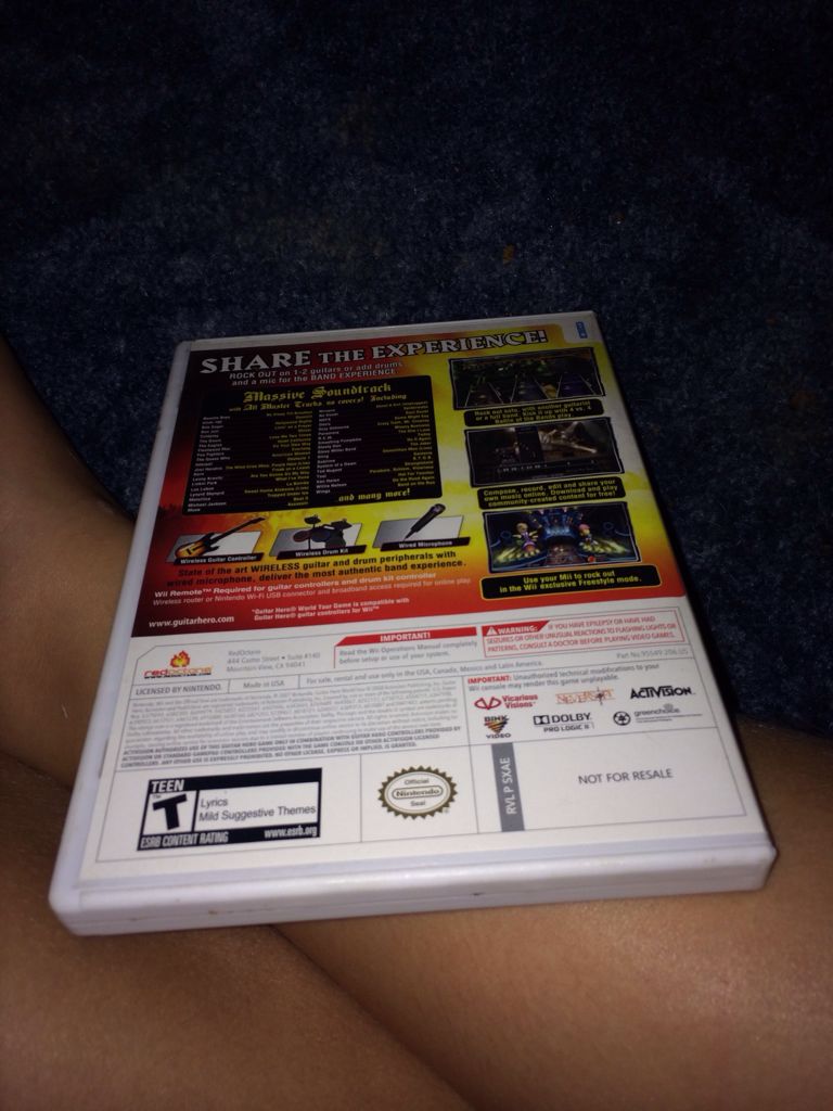 Guitar Hero World Tour - Nintendo Wii video game collectible - Main Image 2