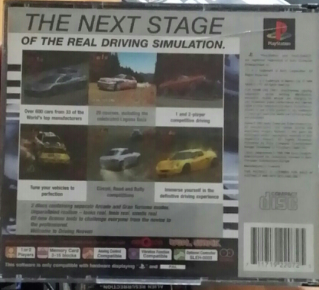 Gran Turismo 2 - Sony PlayStation (Sony Computer Entertainment - 2) video game collectible [Barcode 711719220725] - Main Image 2