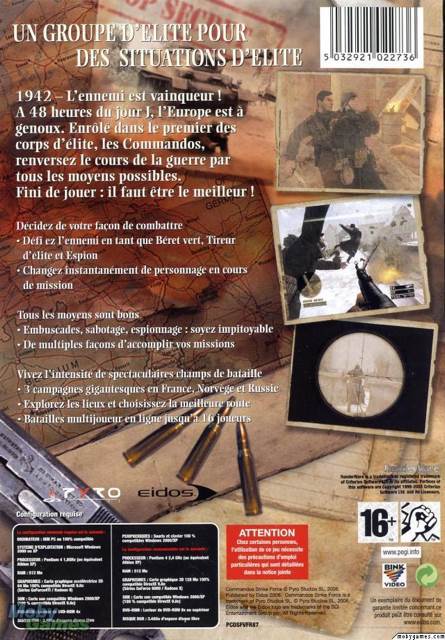 Commandos Strike Force - Microsoft Xbox (Eidos) video game collectible [Barcode 5032921022972] - Main Image 2