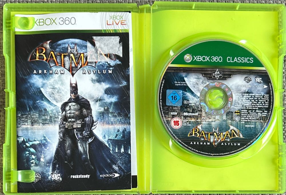 Batman Arkham Asylum - Microsoft Xbox 360 (1) video game collectible - Main Image 3