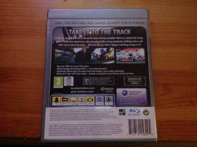 Gran Turismo 5 - Sony PlayStation 3 (PS3) (Sony Computer Entertainment - 1) video game collectible [Barcode 711719158295] - Main Image 2