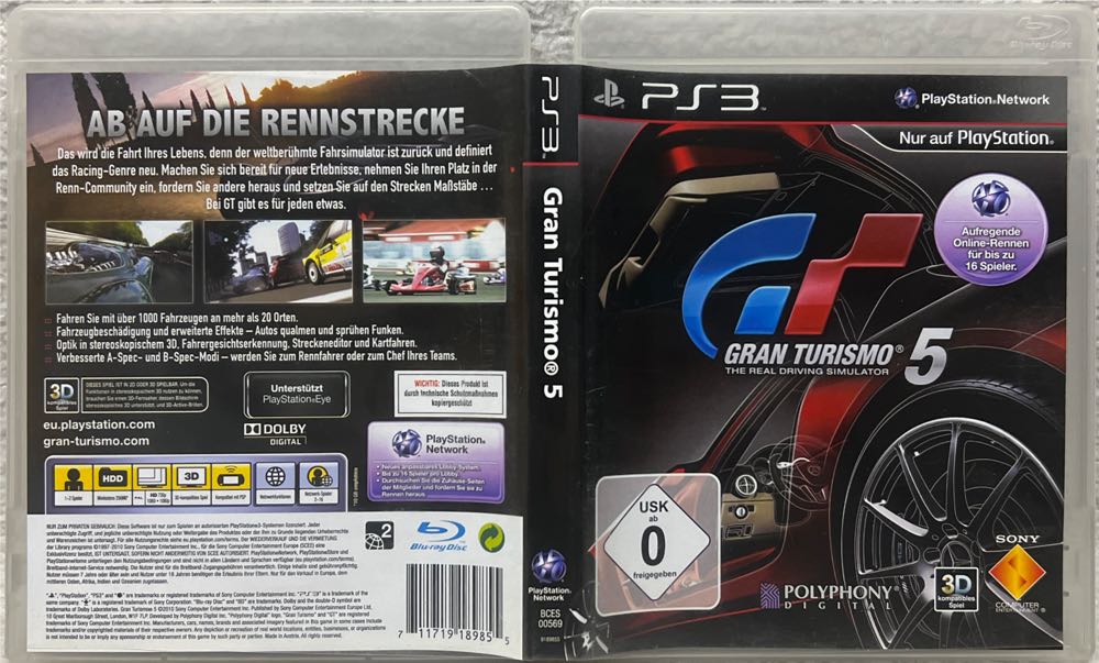 Gran Turismo 5 - Sony PlayStation 3 (PS3) (Sony Computer Entertainment - 2) video game collectible [Barcode 711719189855] - Main Image 3