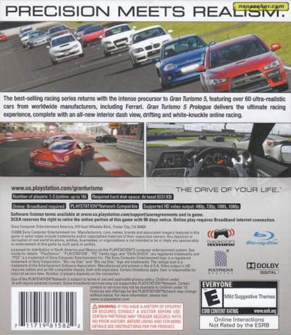 Gran Turismo 5 - Sony PlayStation 3 (PS3) (Sony Computer Entertainment - 2) video game collectible [Barcode 711719189954] - Main Image 2