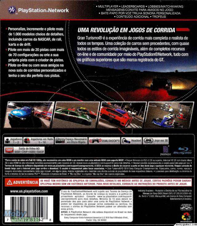Gran Turismo 5 - Sony PlayStation 3 (PS3) (Sony Computer Entertainment  - 6) video game collectible [Barcode 711719191858] - Main Image 2