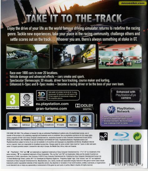 Gran Turismo 5 - Sony PlayStation 3 (PS3) video game collectible - Main Image 2
