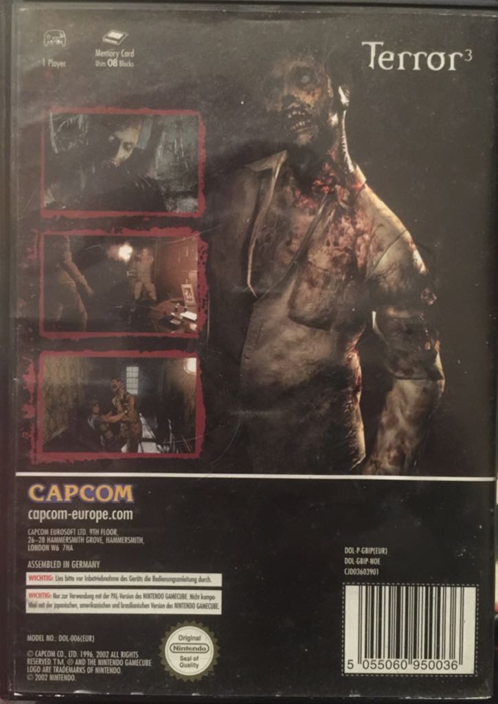 Resident Evil - Nintendo GameCube (Capcom - 1) video game collectible [Barcode 5055060950036] - Main Image 2