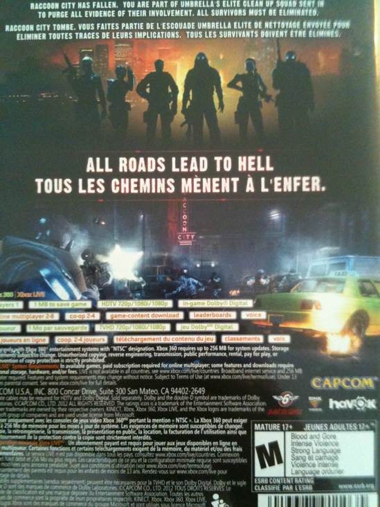 Resident Evil - Microsoft Xbox 360 video game collectible - Main Image 2