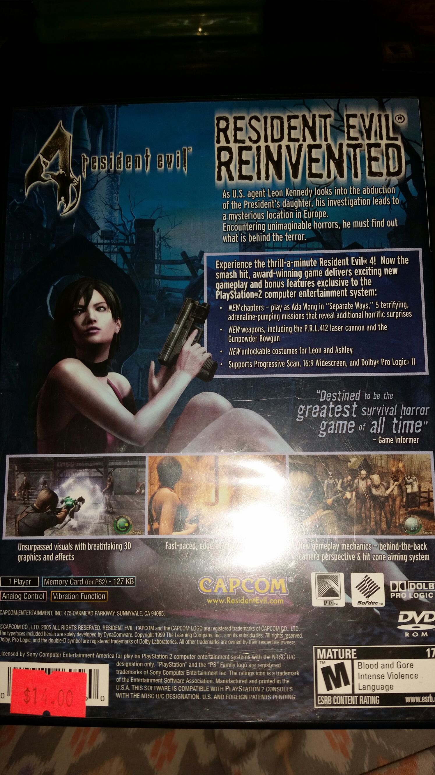 Resident Evil - Sony PlayStation 2 (PS2) (Capcom) video game collectible - Main Image 2