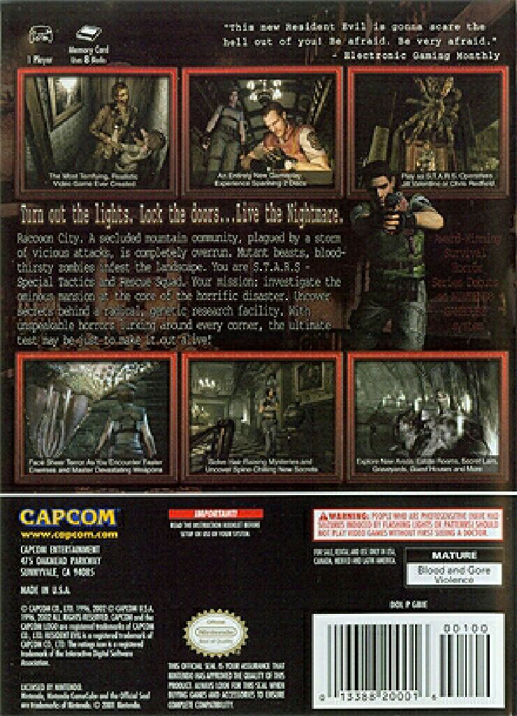 Resident Evil - Nintendo GameCube video game collectible - Main Image 2