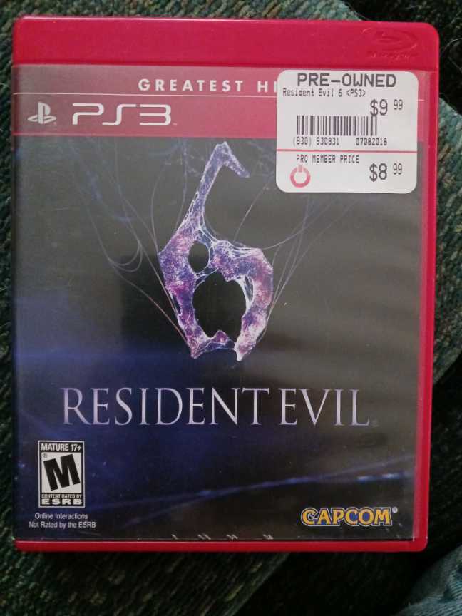 Resident Evil - Sony PlayStation 3 (PS3) (Capcom) video game collectible - Main Image 2