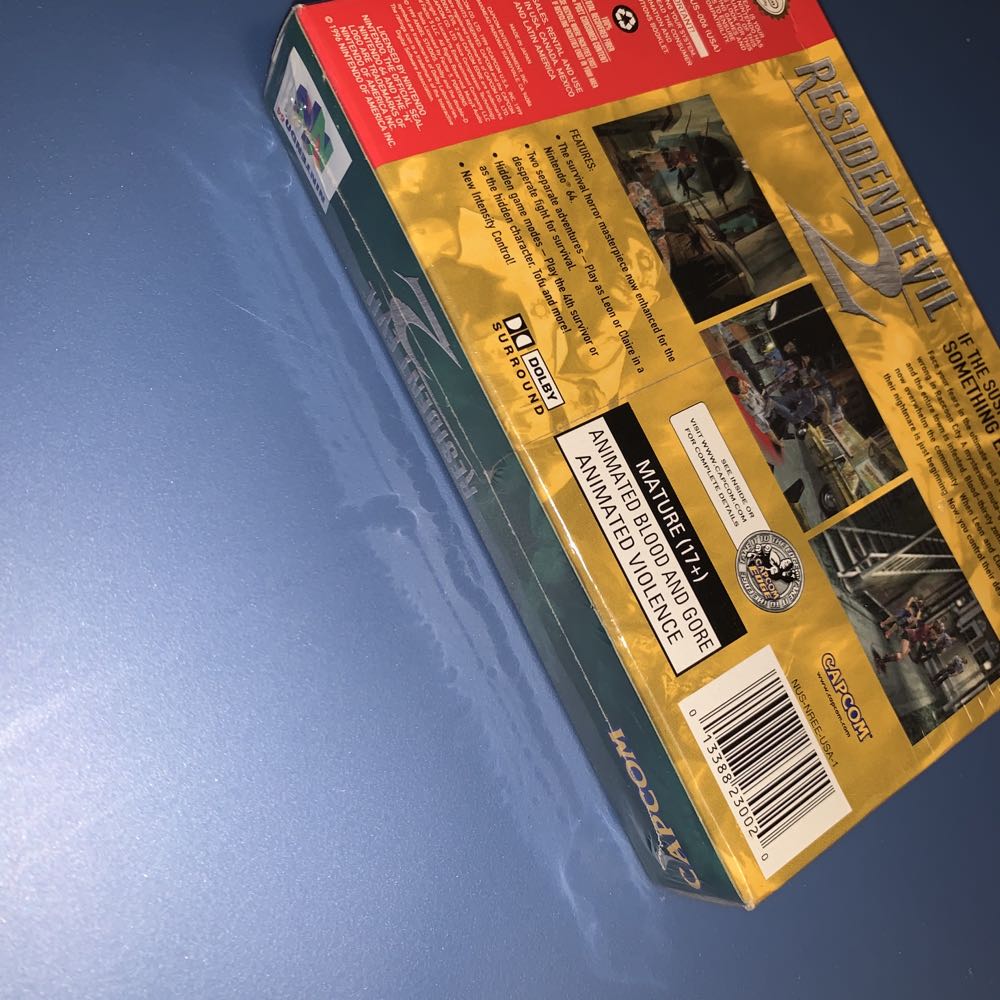 Resident Evil 2 (Cart Only) - Nintendo 64 (N64) (Capcom - 1) video game collectible [Barcode 013388230020] - Main Image 4