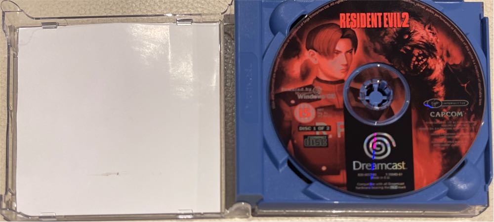 Resident Evil 2 - Sega Dreamcast (Virgin Interactive - 1) video game collectible [Barcode 5028587083020] - Main Image 3