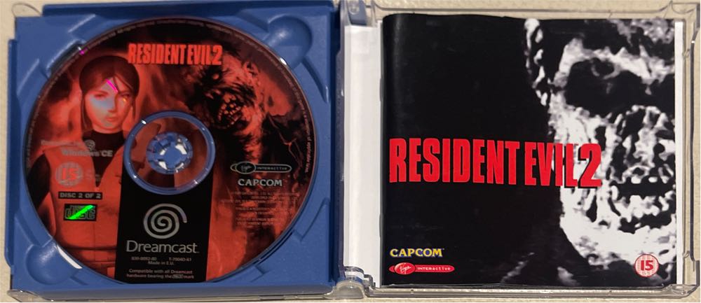 Resident Evil 2 - Sega Dreamcast (Virgin Interactive - 1) video game collectible [Barcode 5028587083020] - Main Image 4