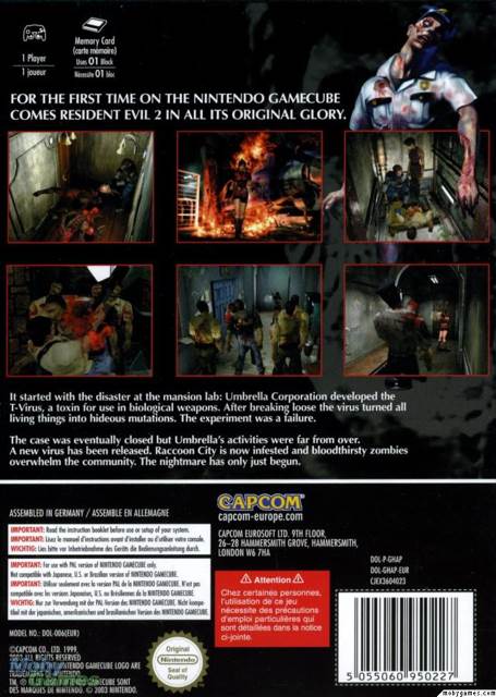 Resident Evil 2 - Nintendo GameCube (Nintendo - 1) video game collectible [Barcode 5055060950210] - Main Image 2
