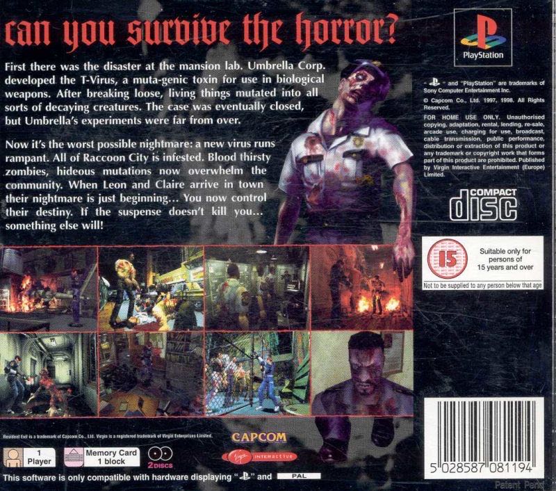 Resident Evil 2 - Sony PlayStation Network (PSN) (Capcom - 1) video game collectible - Main Image 2
