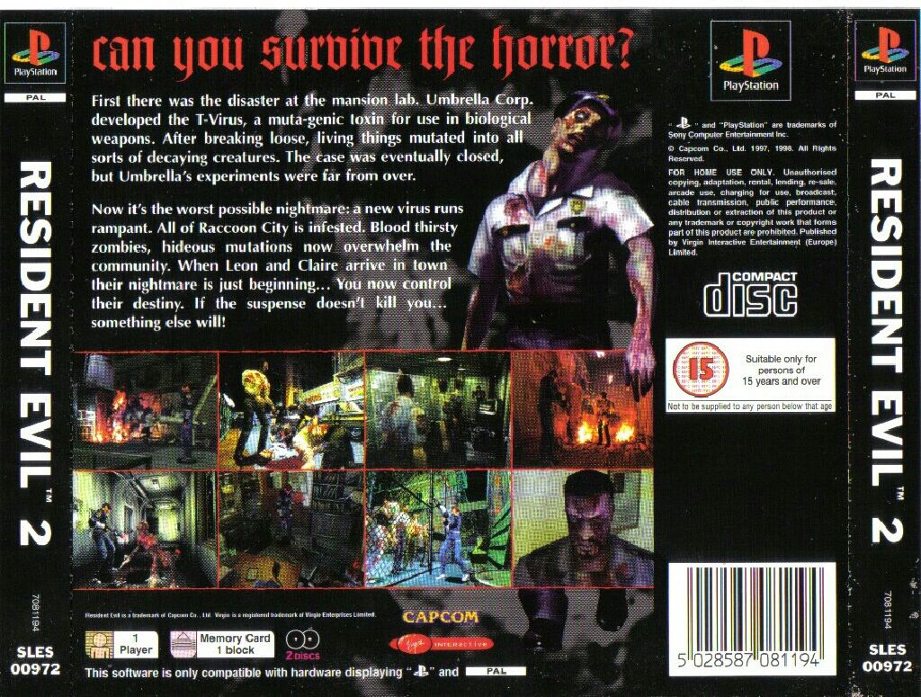 Resident Evil 2 - Sony PlayStation Network (PSN) video game collectible - Main Image 2