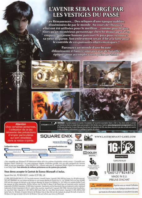 The Last Remnant - Microsoft Xbox 360 video game collectible [Barcode 5060121824836] - Main Image 2