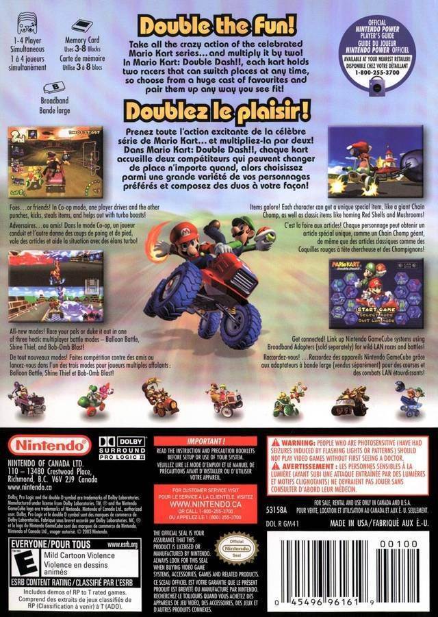 Mario Kart: Double Dash - Nintendo GameCube (Nintendo - 8) video game collectible [Barcode 045496961282] - Main Image 2