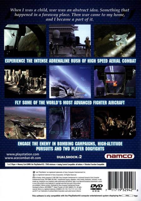 Ace Combat : Distant Thunder - Sony PlayStation 2 (PS2) (Namco - 1) video game collectible [Barcode 711719329527] - Main Image 2
