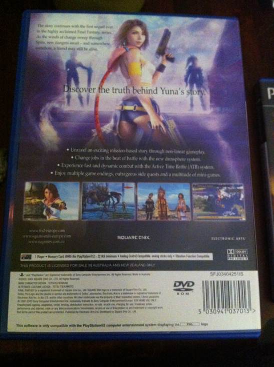 Final Fantasy X-2 - Sony PlayStation 2 (PS2) (Electronic Arts - 1) video game collectible [Barcode 5030941037013] - Main Image 2