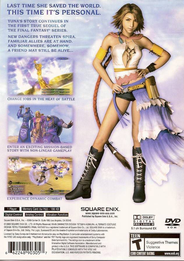Final Fantasy X-2 - Sony PlayStation 2 (PS2) (SquareSoft - 1) video game collectible - Main Image 2