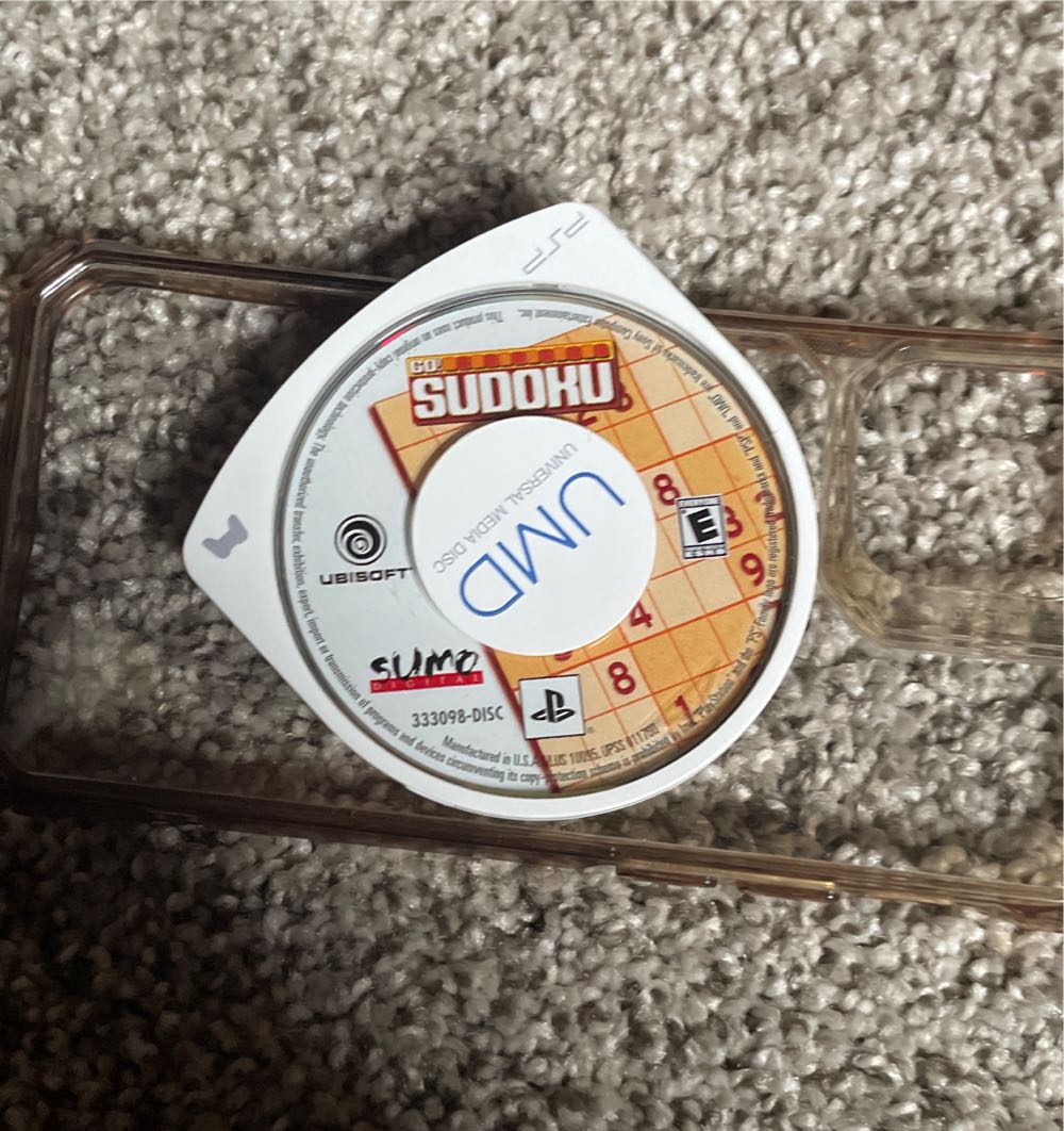 GO! Sudoku - Sony PlayStation Portable (PSP) (Ubisoft - 1) video game collectible [Barcode 711719195740] - Main Image 2