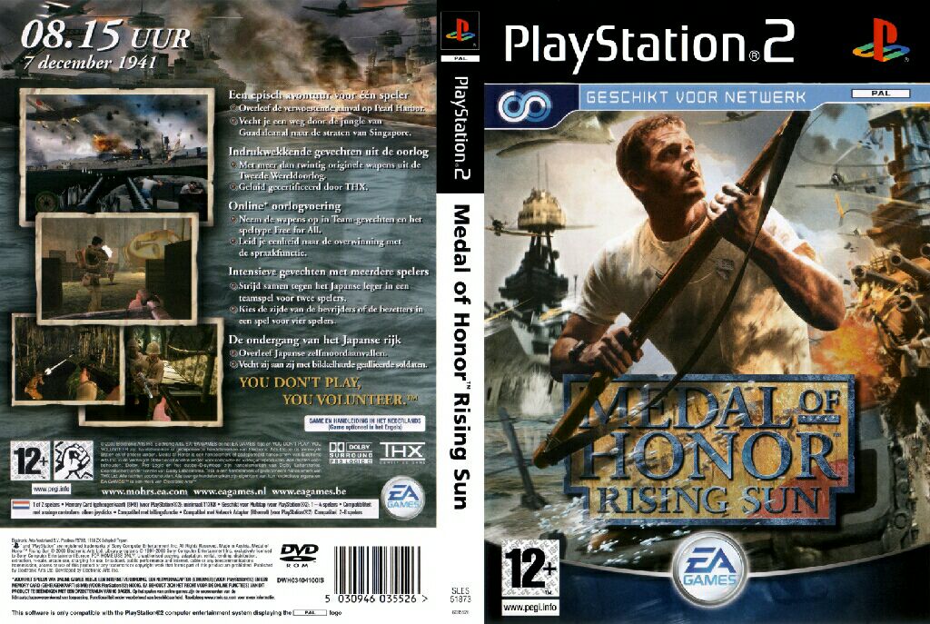 Medal of Honor: Rising Sun - Sony PlayStation 2 (PS2) (Electronic Arts - 2) video game collectible [Barcode 5030941040150] - Main Image 2