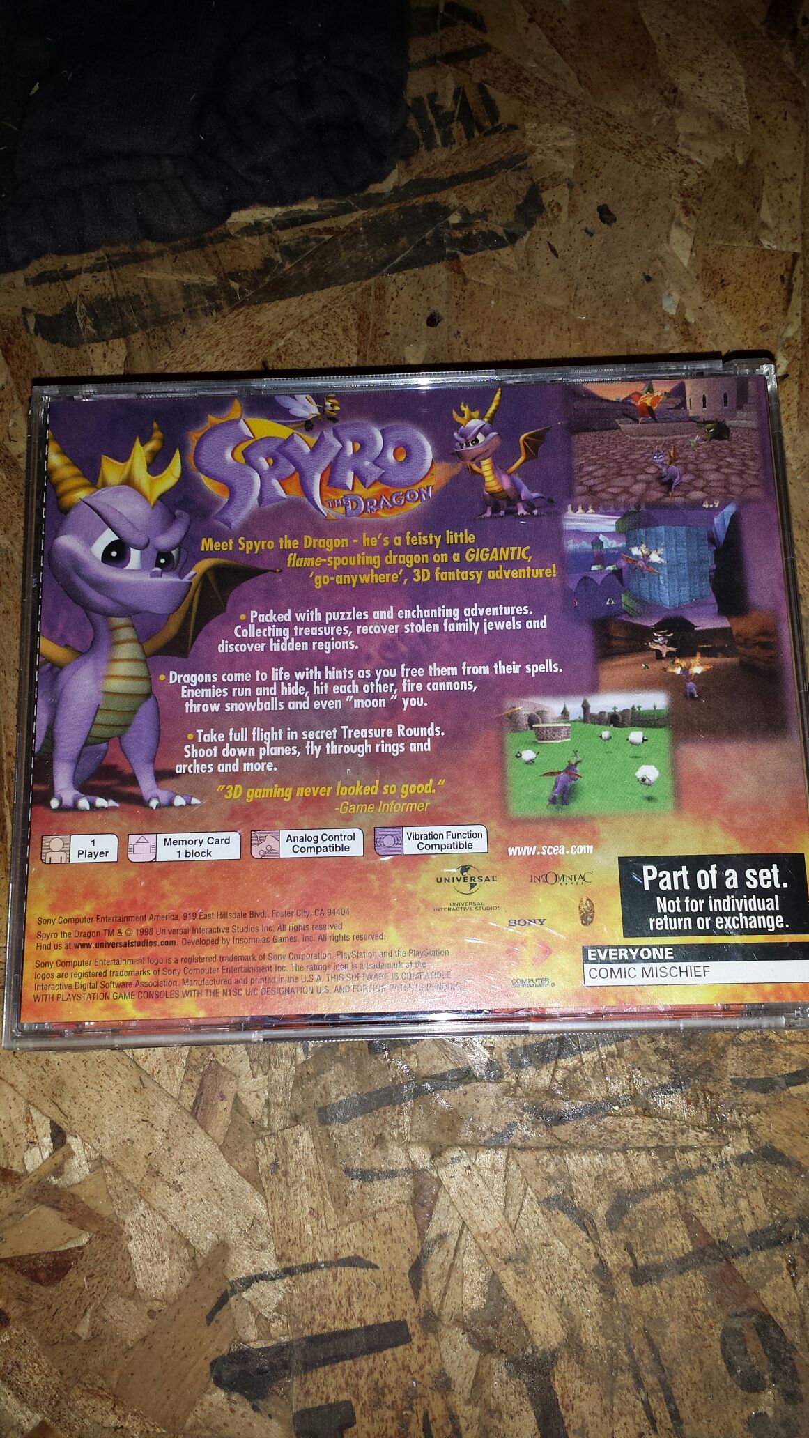 Spyro The Dragon - Sony PlayStation video game collectible - Main Image 2