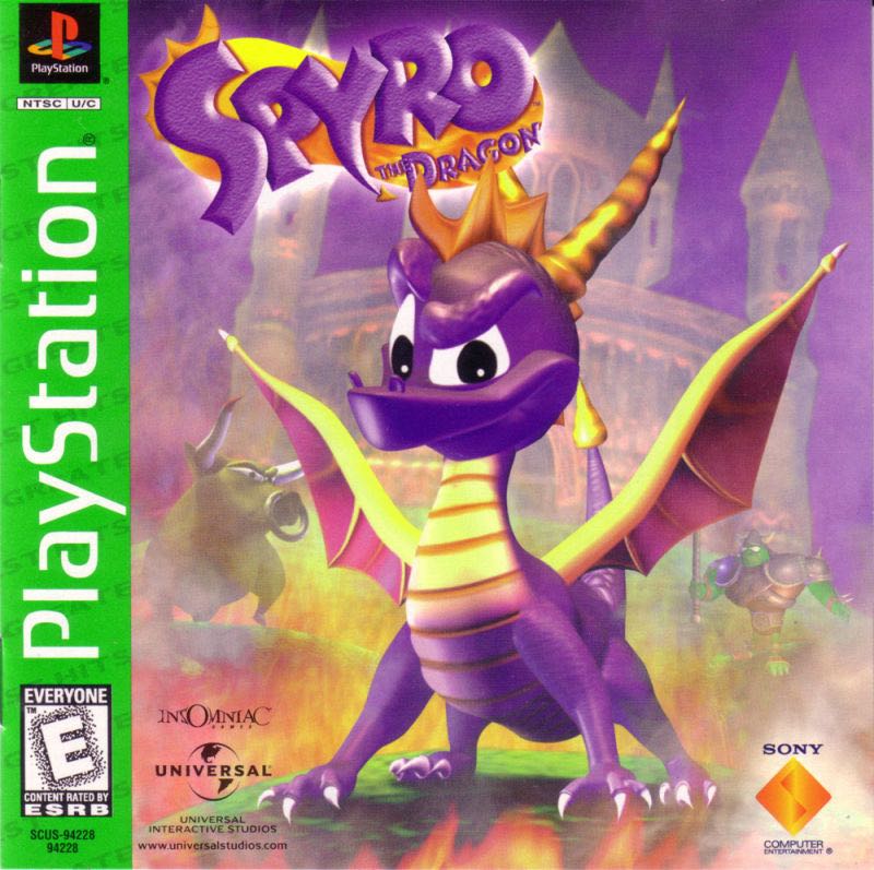 Spyro the Dragon - Sony PlayStation (Sony Interactive Entertainment) video game collectible - Main Image 2