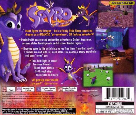 Spyro The Dragon - Sony PlayStation video game collectible - Main Image 2