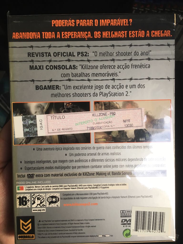 Killzone - Sony PlayStation 2 (PS2) (Sony Computer Entertainment - 1) video game collectible [Barcode 711719136712] - Main Image 2