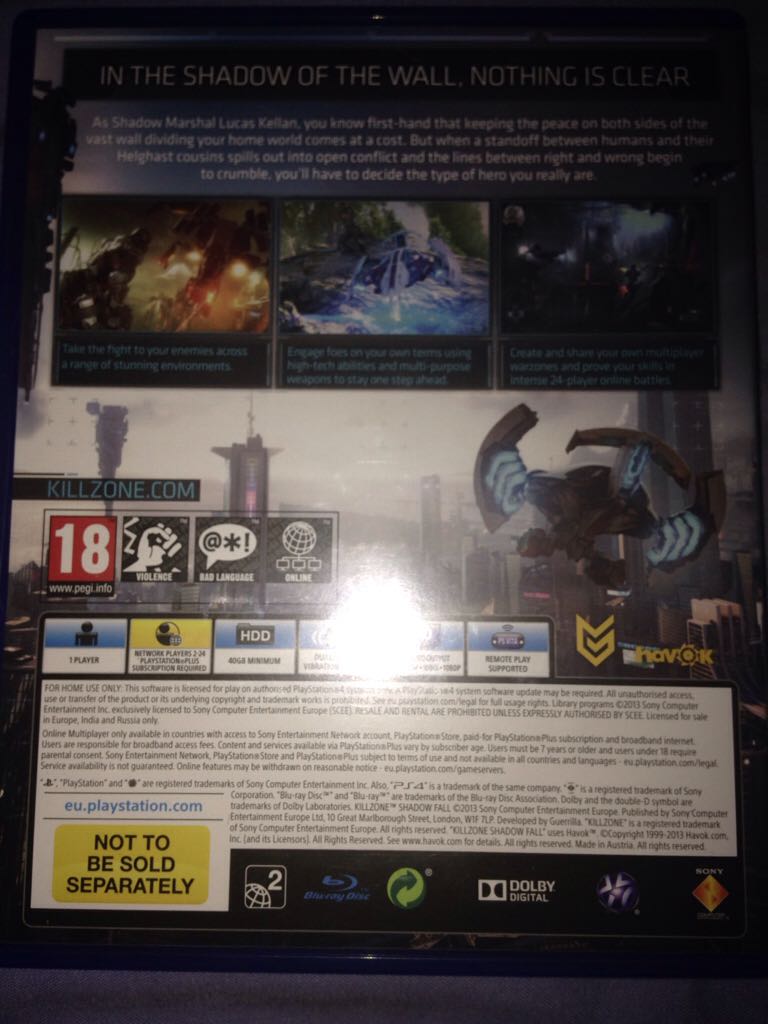 Killzone - Sony PlayStation 4 (PS4) video game collectible - Main Image 2