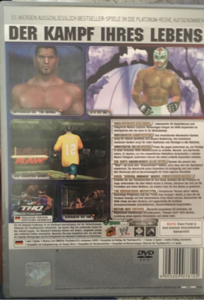 WWE Smackdown vs. Raw 2006 - Sony PlayStation 2 (PS2) video game collectible [Barcode 4005209078122] - Main Image 2