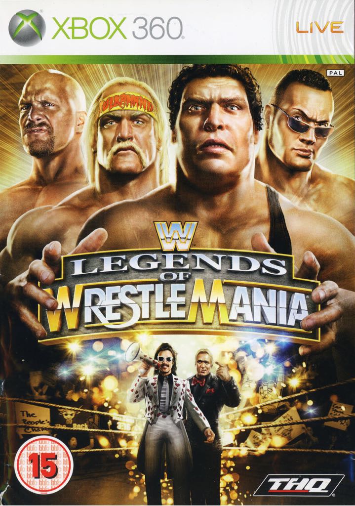 Legends Of Wrestlemania - Microsoft Xbox 360 video game collectible [Barcode 4005209117098] - Main Image 1