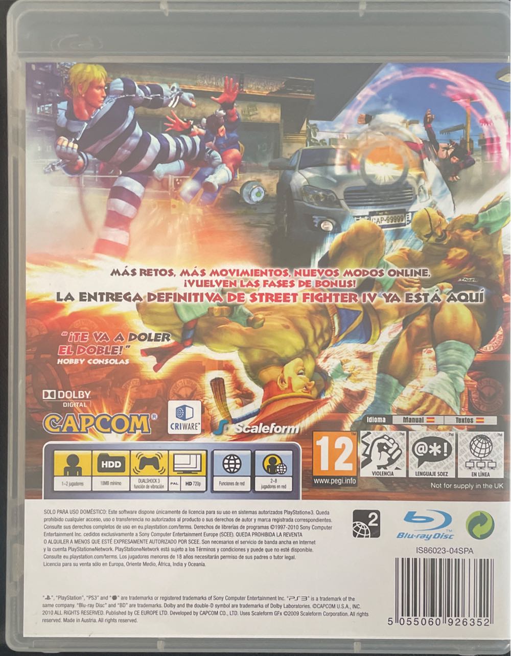 Street Fighter IV: Super - Sony PlayStation 3 (PS3) (Capcom - 2) video game collectible [Barcode 5055060926352] - Main Image 3